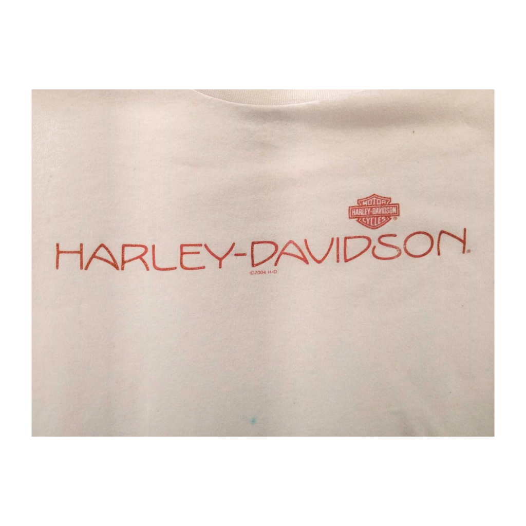 1600 Harley Davidson Women's Short Sleeve T Shirt White M
