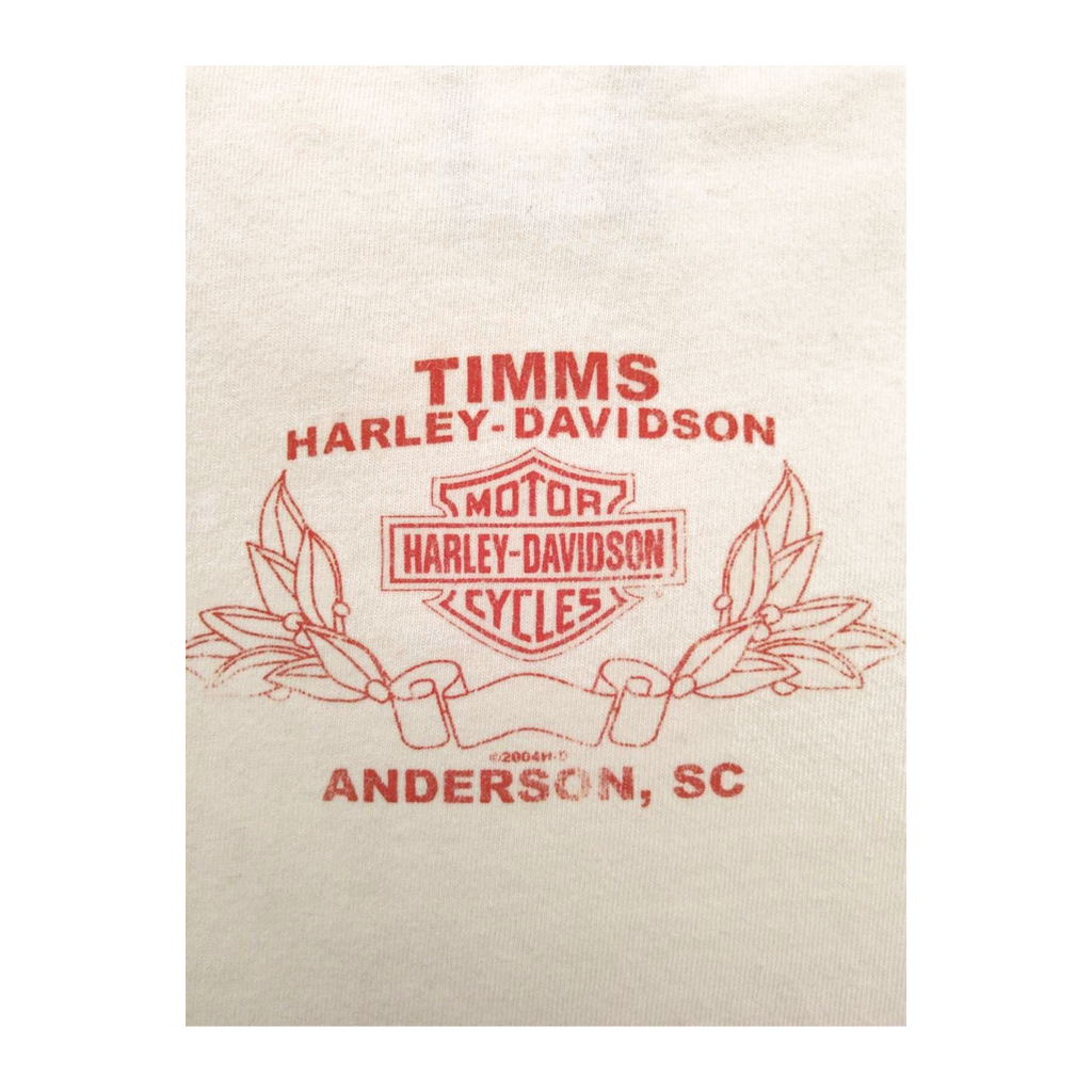 1600 Harley Davidson Women's Short Sleeve T Shirt White M