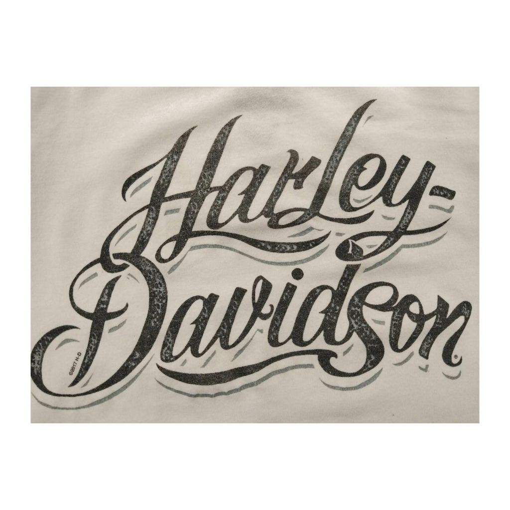 1602 Harley Davidson Women's Spaghetti Strap Tank Top Beige L