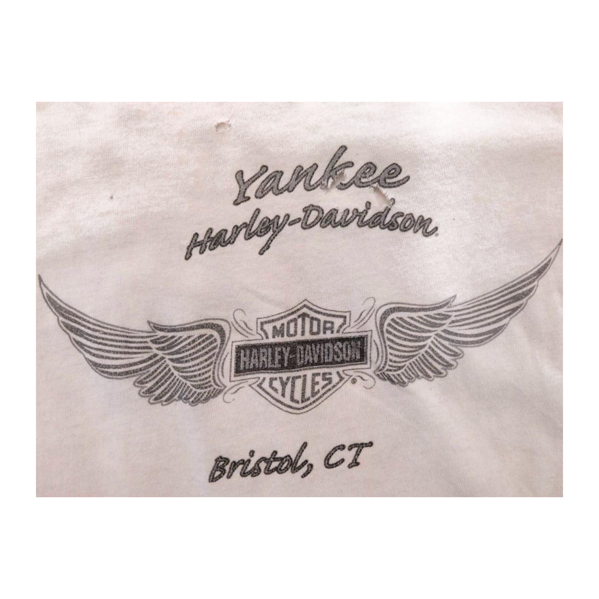 1602 Harley Davidson Women's Spaghetti Strap Tank Top Beige L