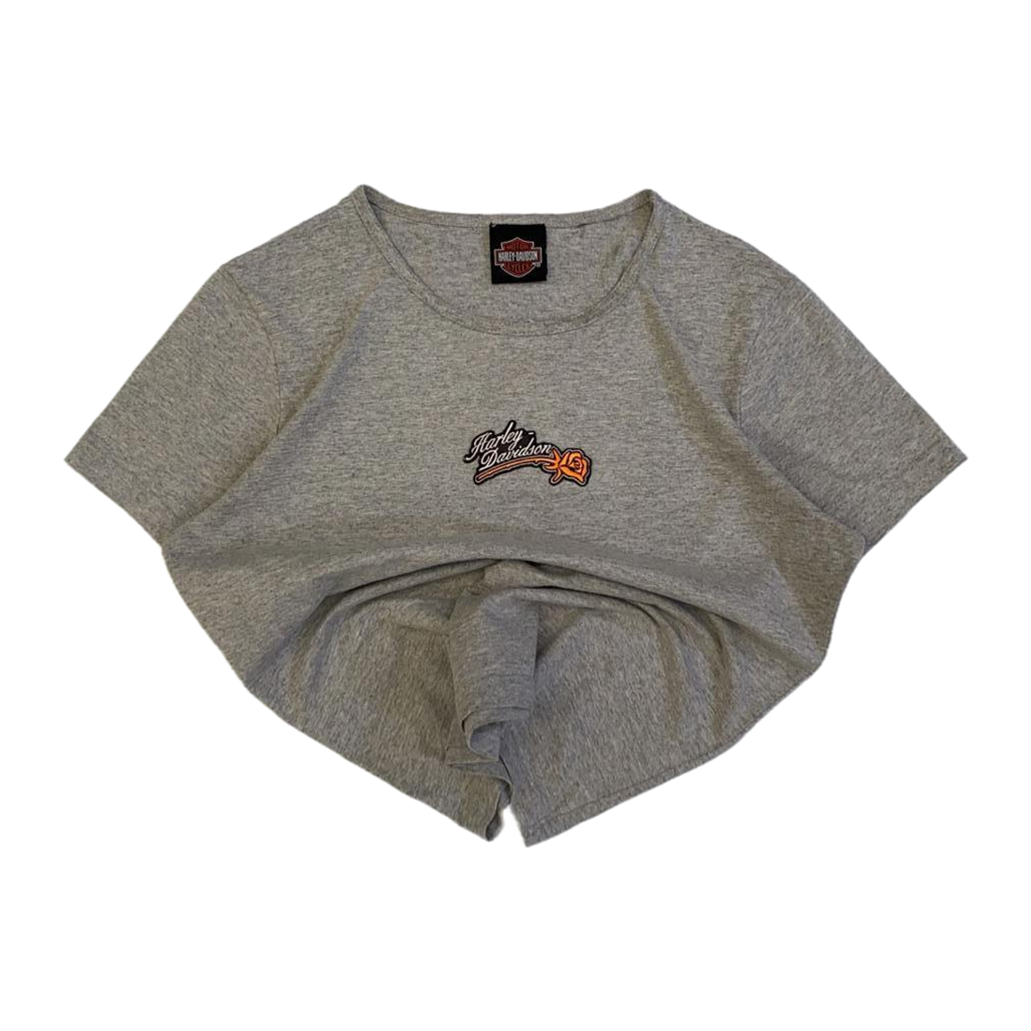 1610 Harley Davidson Women's Bloomington Short Sleeve T Shirt Grey L