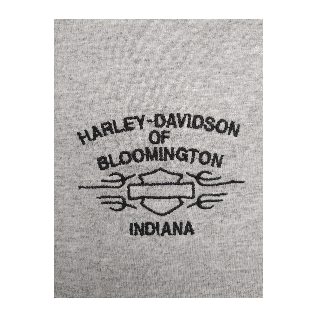 1610 Harley Davidson Women's Bloomington Short Sleeve T Shirt Grey L