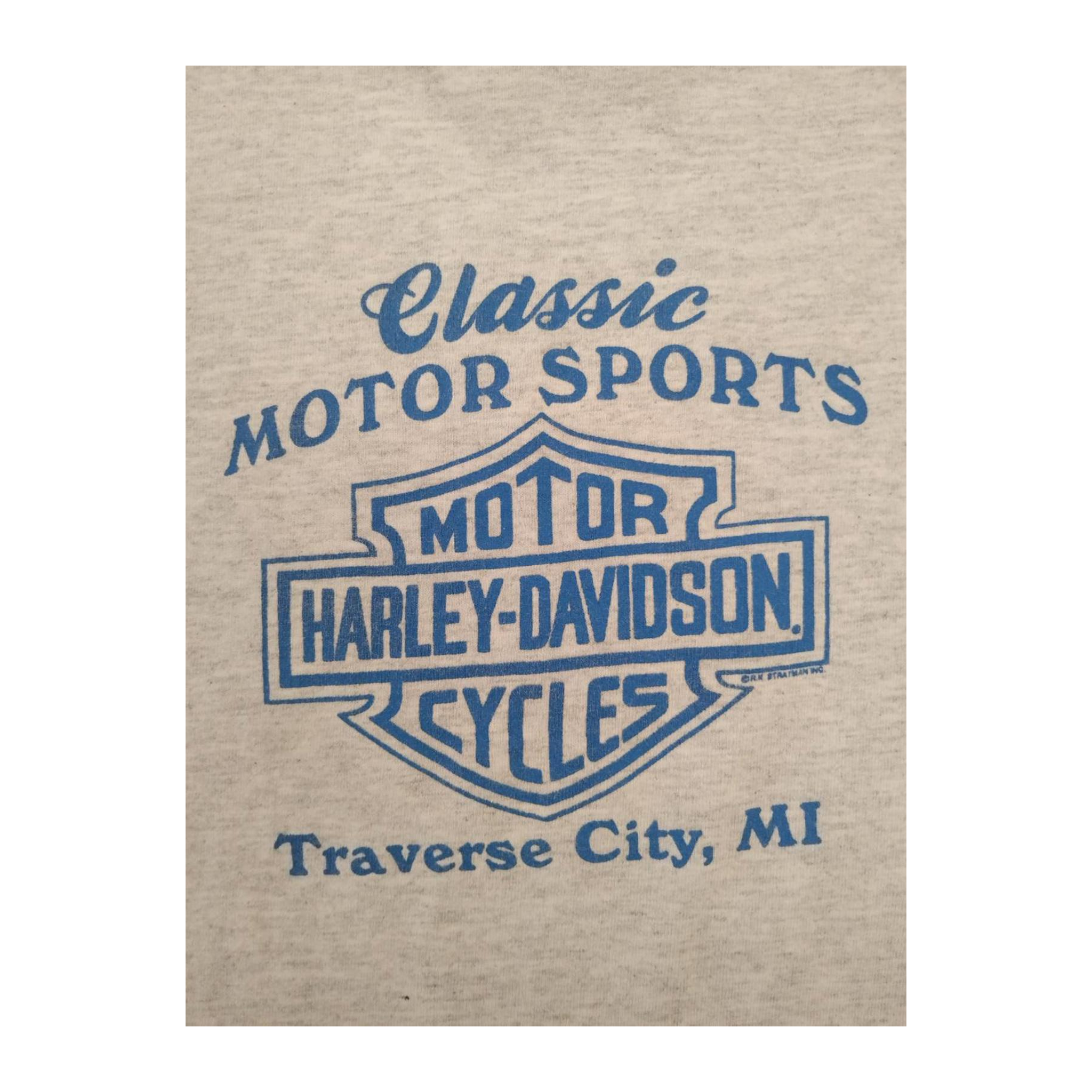 1614 Harley Davidson Women's Classic Motor Sports Sleeveless Tank Top Grey L