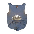 1615 Harley Davidson Women's Ribbed Sleeveless Tank Top Blue S