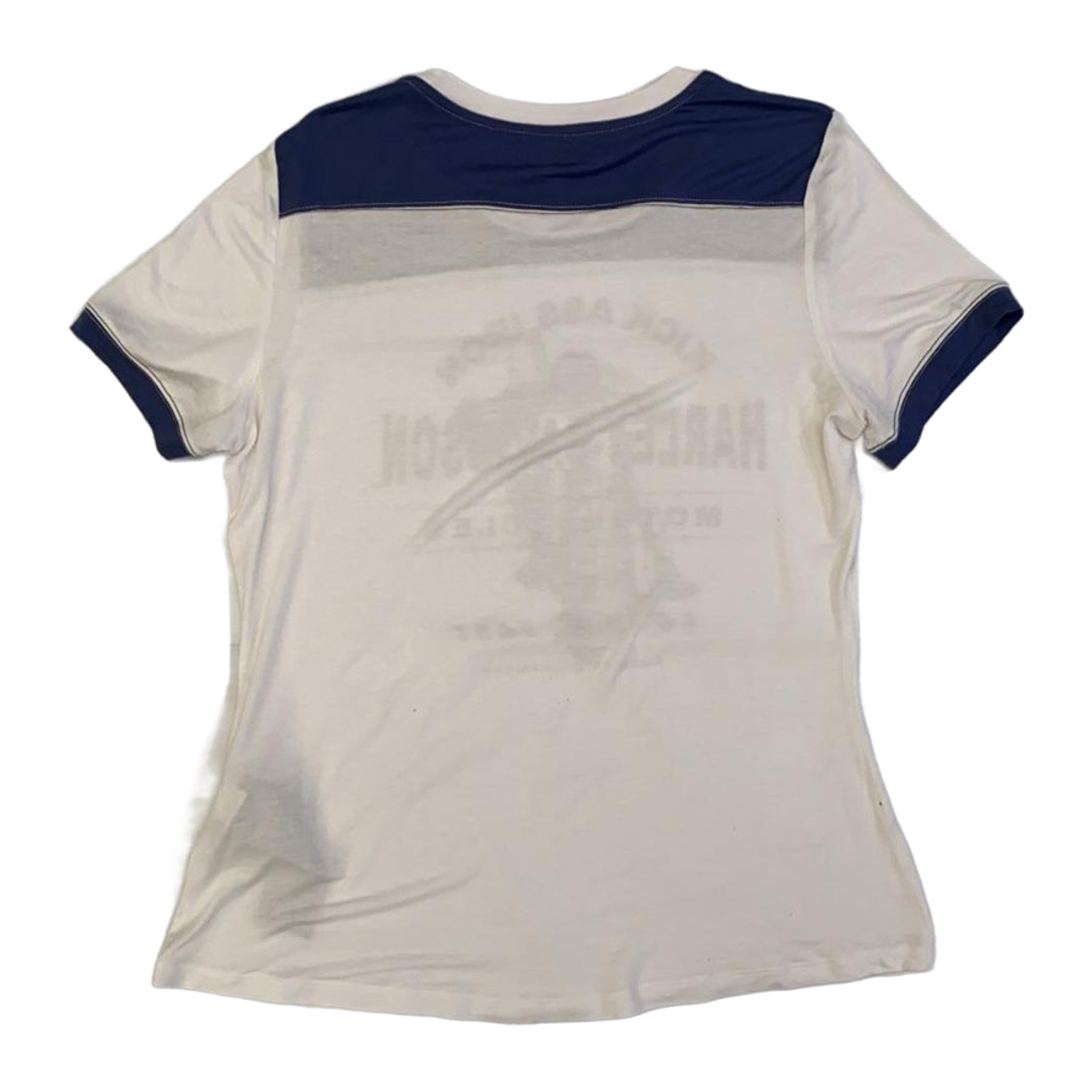 1619 Harley Davidson Women's Short Sleeve T Shirt White L