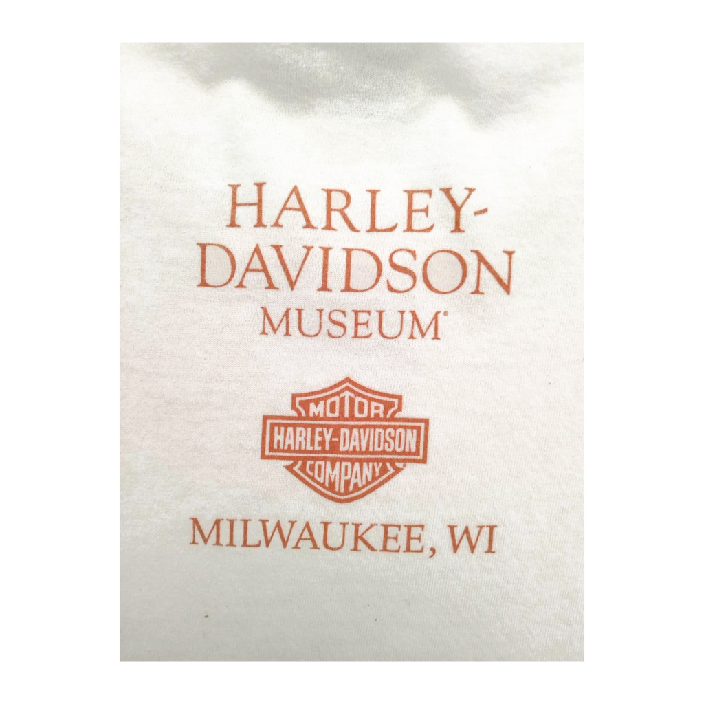 1621 Harley Davidson Women's Studded Skull Short Sleeve T Shirt White XL