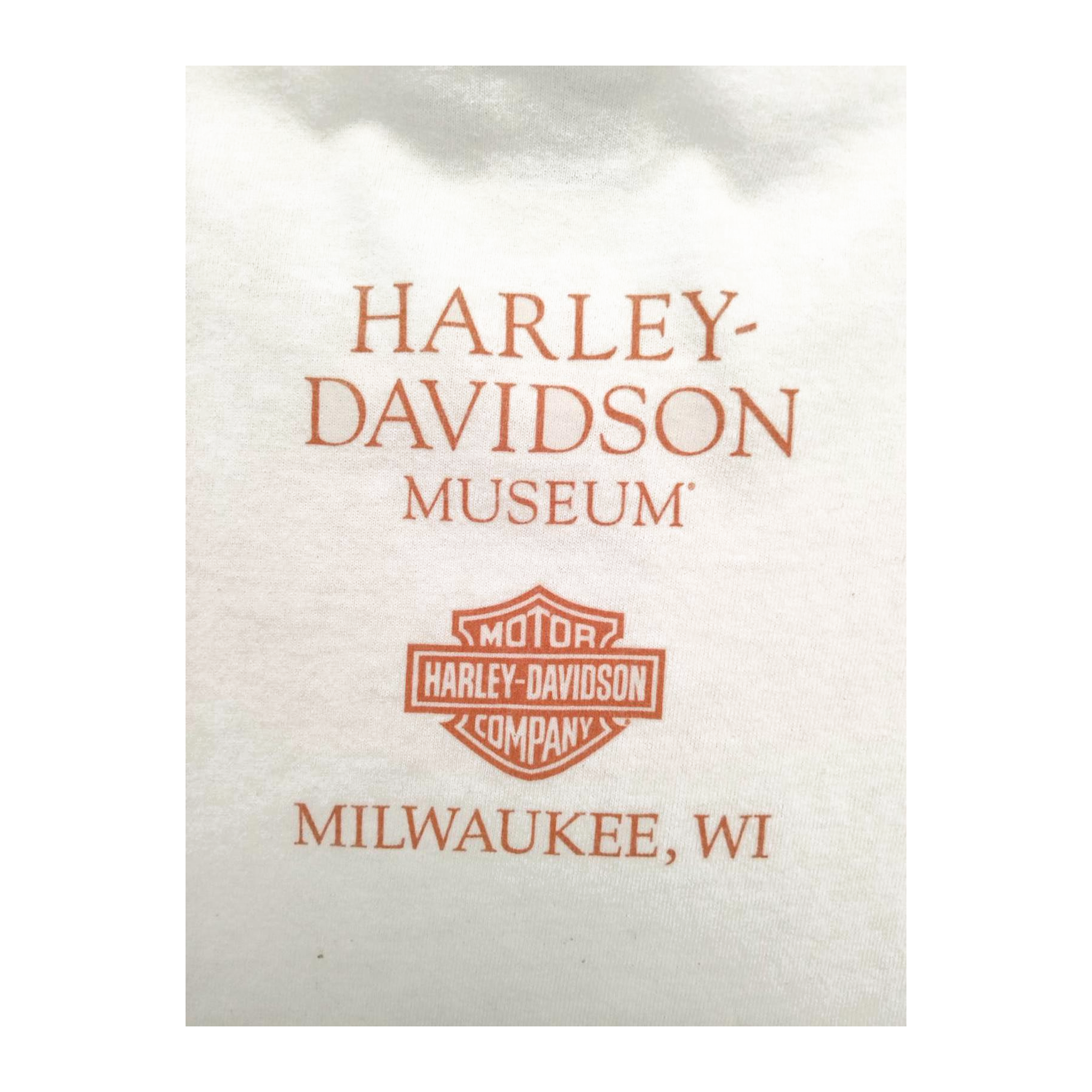 1621 Harley Davidson Women's Studded Skull Short Sleeve T Shirt White XL