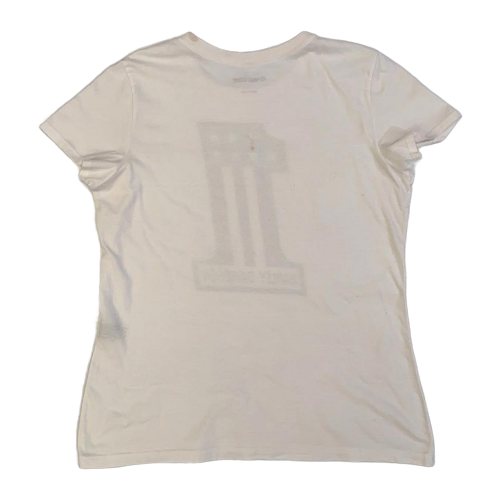 1624 Harley Davidson Women's USA 1 Short Sleeve T shirt White L