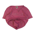 1625 Harley Davidson Women's Bedazzled Logo Short Sleeve T Shirt Pink M