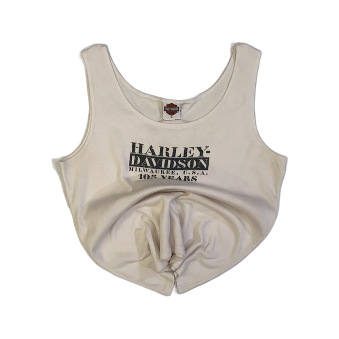 Harley Davidson Women's Tank Top Muscle T White XL