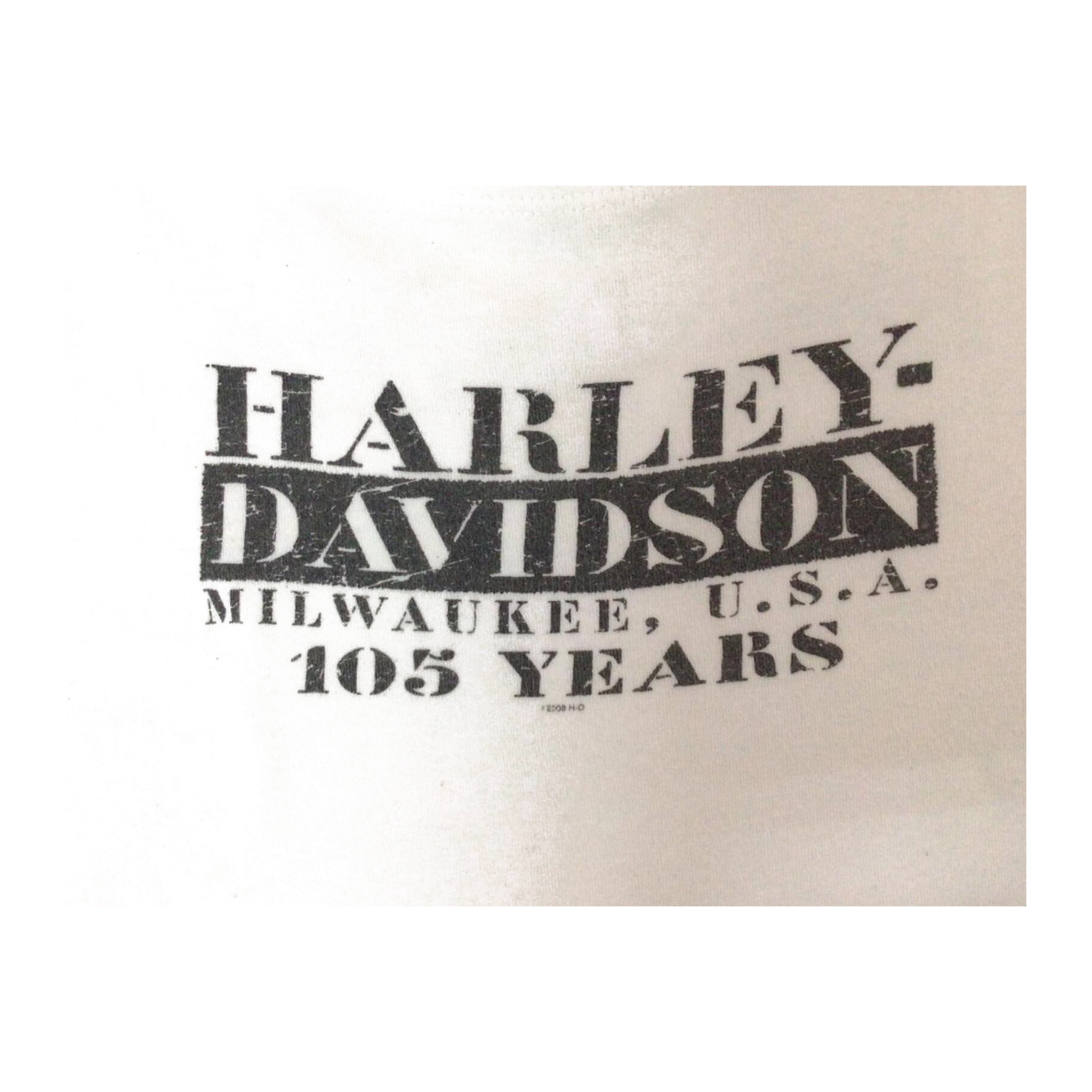 1627 Harley Davidson Women's Tank Top Muscle T White XL