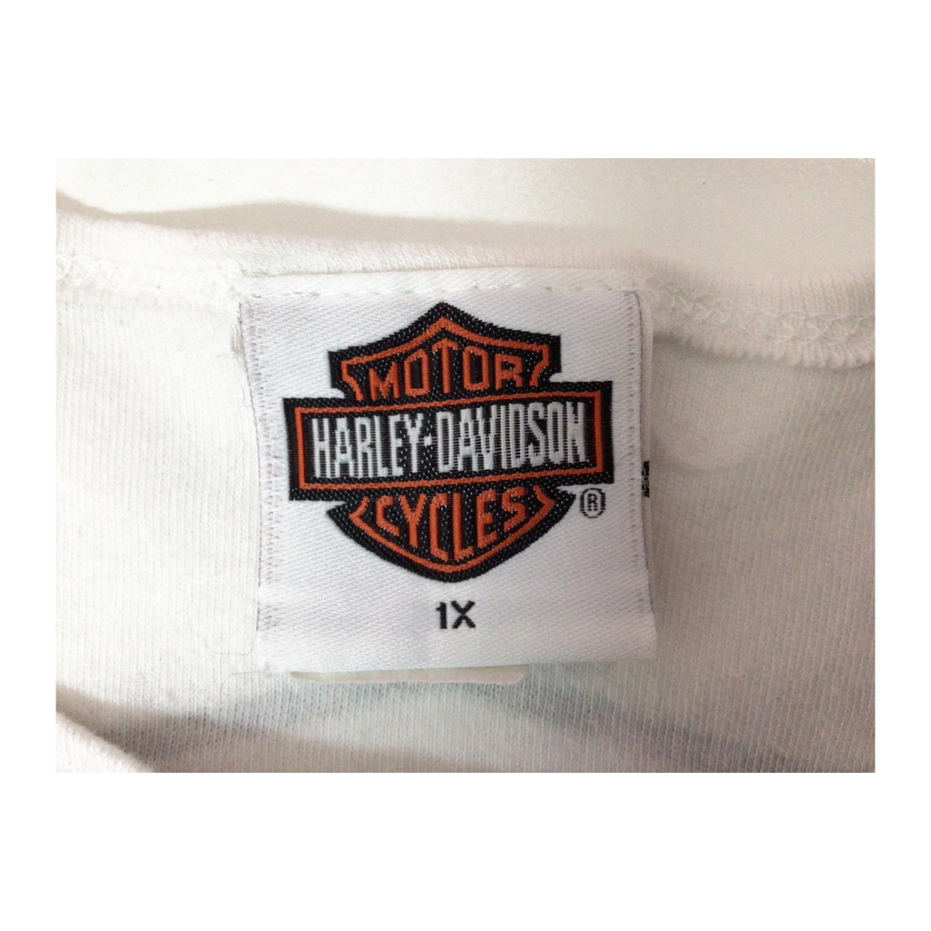 1627 Harley Davidson Women's Tank Top Muscle T White XL
