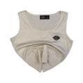 1629 Harley Davidson Women's Embroidered Logo Sleeveless Tank Top White XL