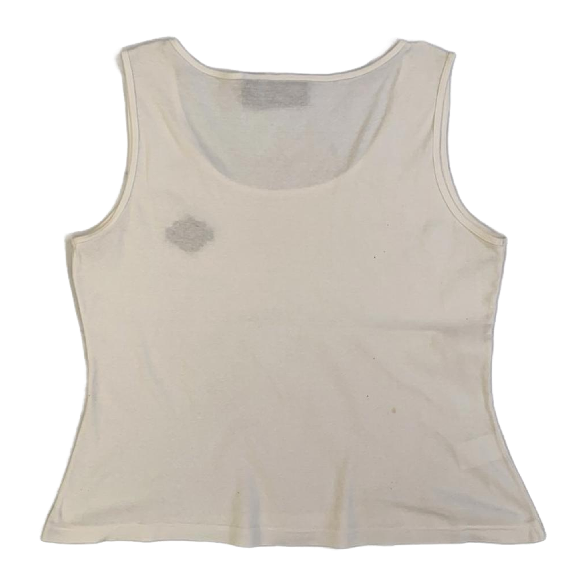 1629 Harley Davidson Women's Embroidered Logo Sleeveless Tank Top White XL