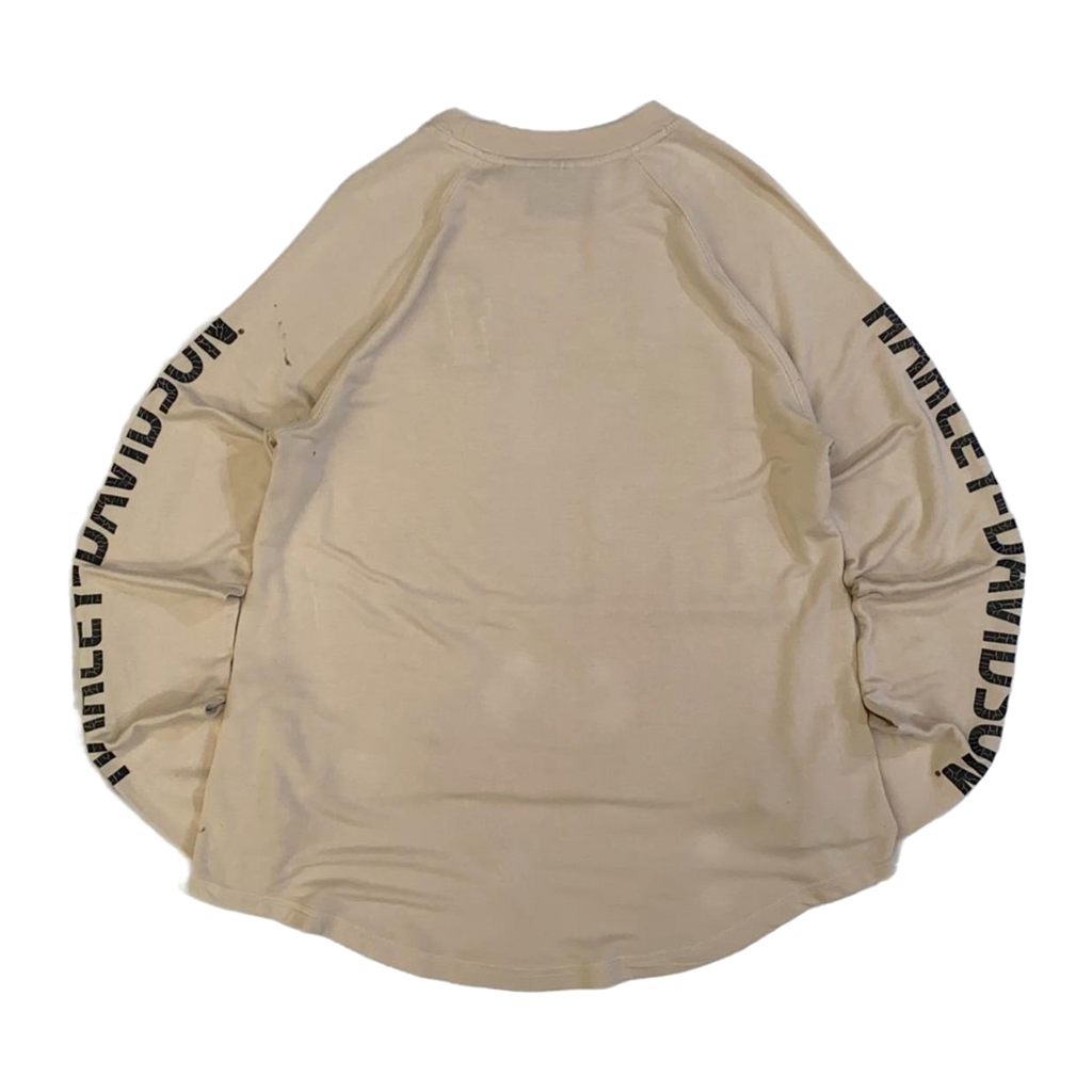 1631 Harley Davidson Women's 1 Long Sleeve T Shirt Beige M