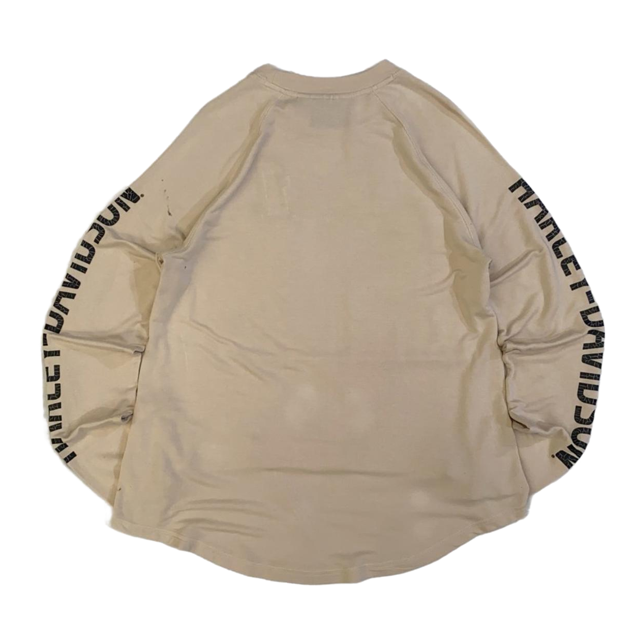 1631 Harley Davidson Women's 1 Long Sleeve T Shirt Beige M