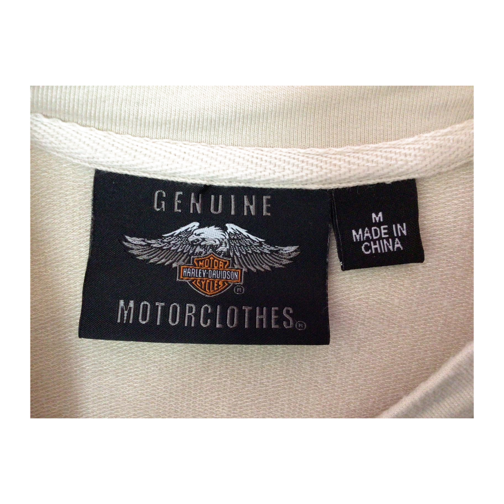 1631 Harley Davidson Women's 1 Long Sleeve T Shirt Beige M