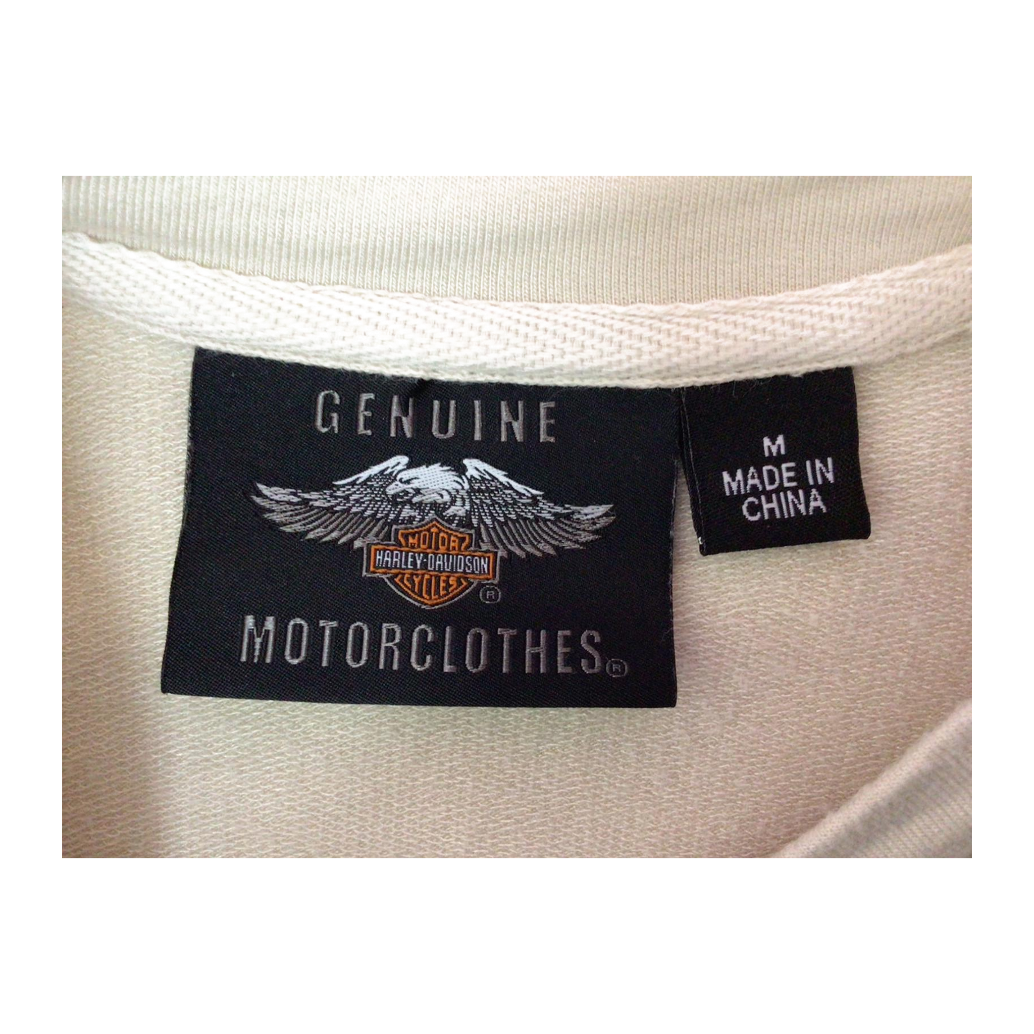 1631 Harley Davidson Women's 1 Long Sleeve T Shirt Beige M