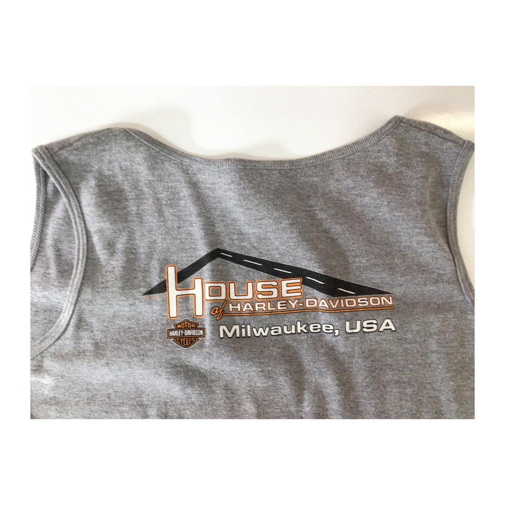 1639 Harley Davidson 105th Anniversary Sleeveless Tank Top Grey XL