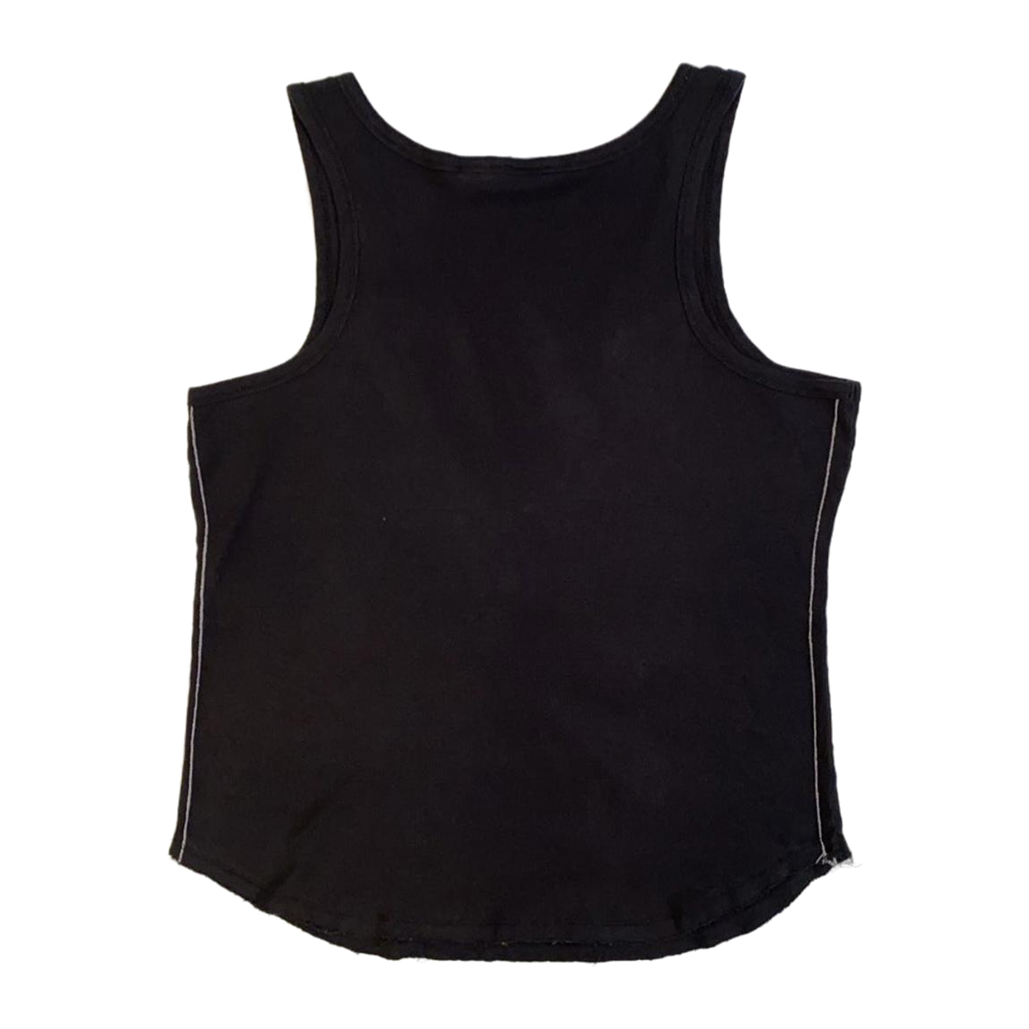 1644 Harley Davidson Women's Eagle Logo Contrast Stitch Ribbed Tank Top Black 2XL