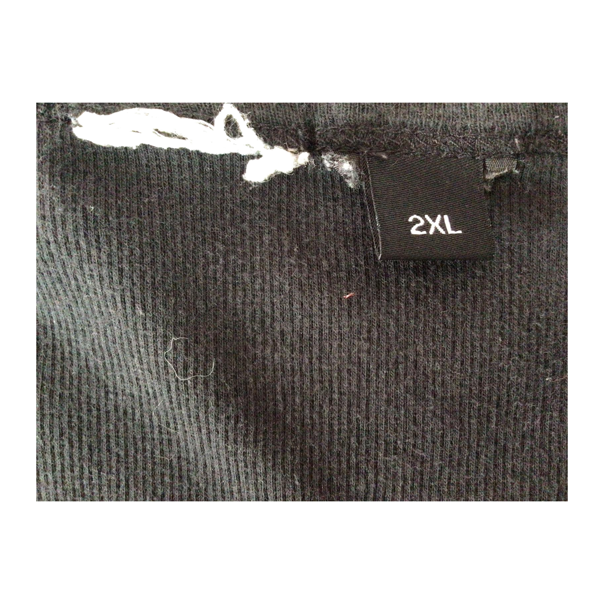 1644 Harley Davidson Women's Eagle Logo Contrast Stitch Ribbed Tank Top Black 2XL