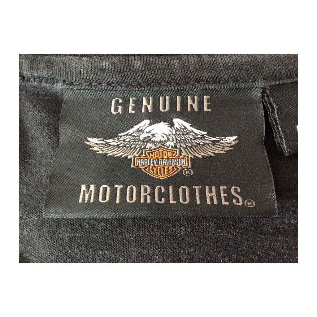 1646 Harley Davidson Women's Ride Free Winged Logo Short Sleeve T Shirt Black XL