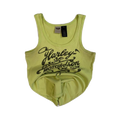 1650 Harley Davidson Women's Ribbed Tank Top Lime Green XL