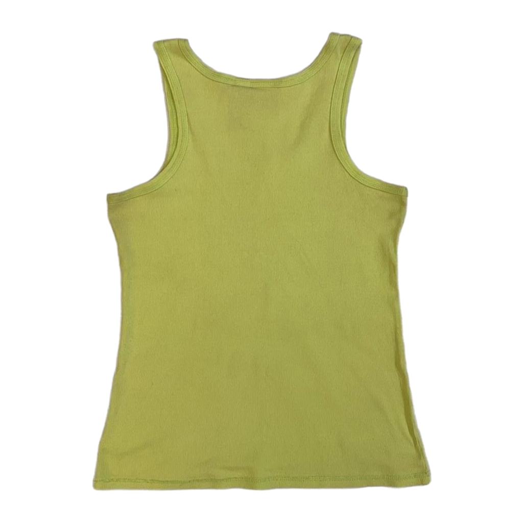 1650 Harley Davidson Women's Ribbed Tank Top Lime Green XL