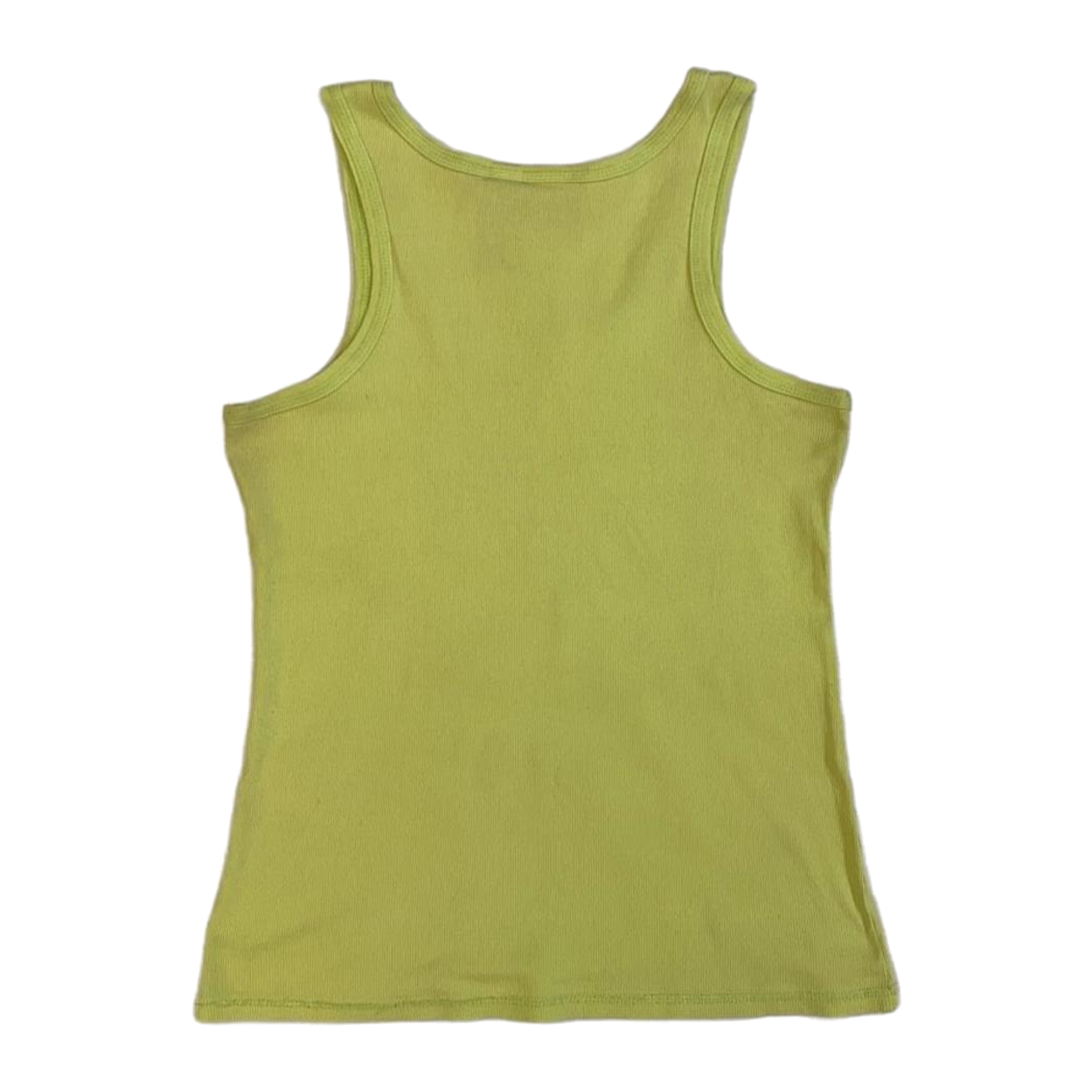 1650 Harley Davidson Women's Ribbed Tank Top Lime Green XL