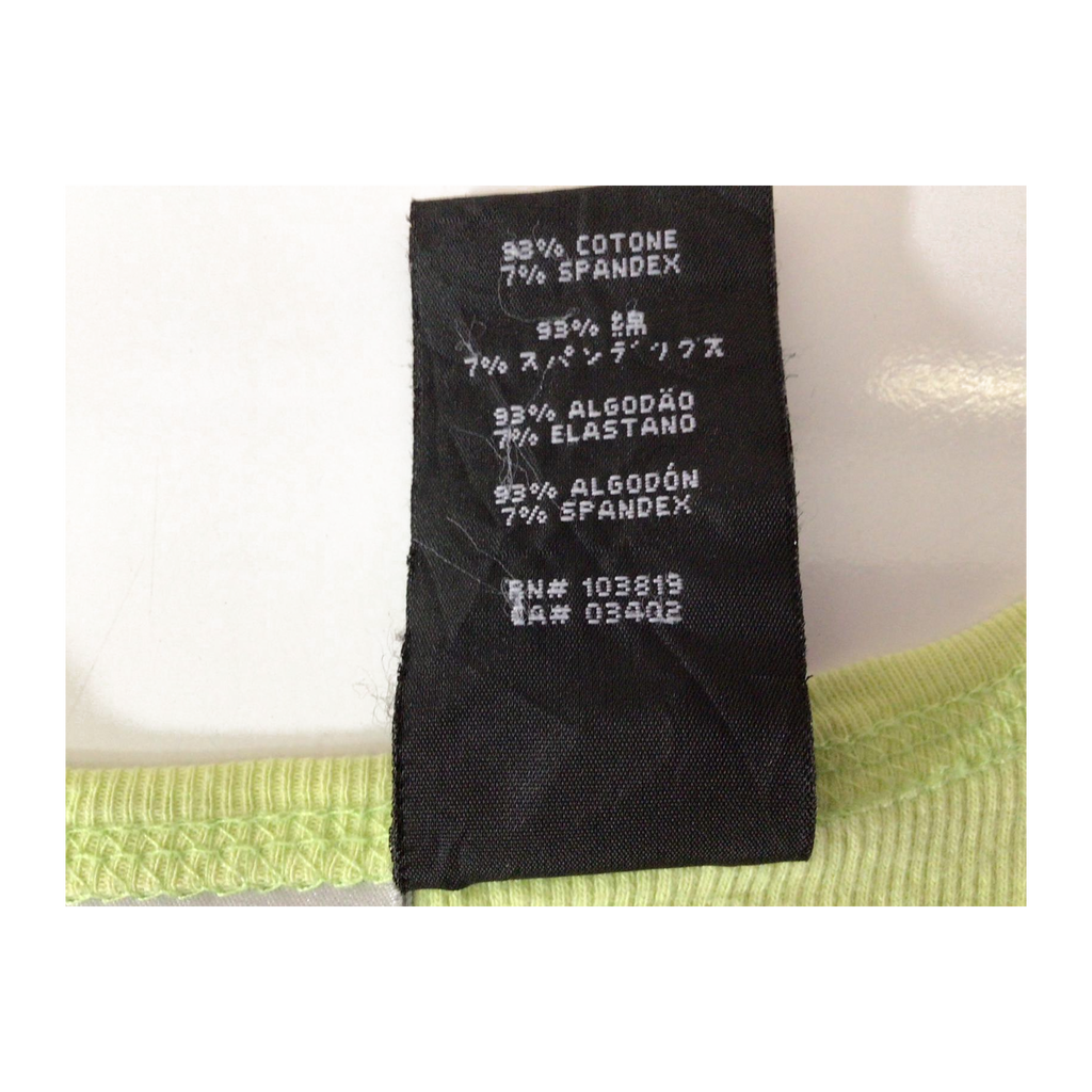 1650 Harley Davidson Women's Ribbed Tank Top Lime Green XL