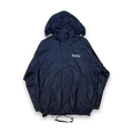 KooGa Rugby Y2K Mesh Lined Hooded Windbreaker Black XL