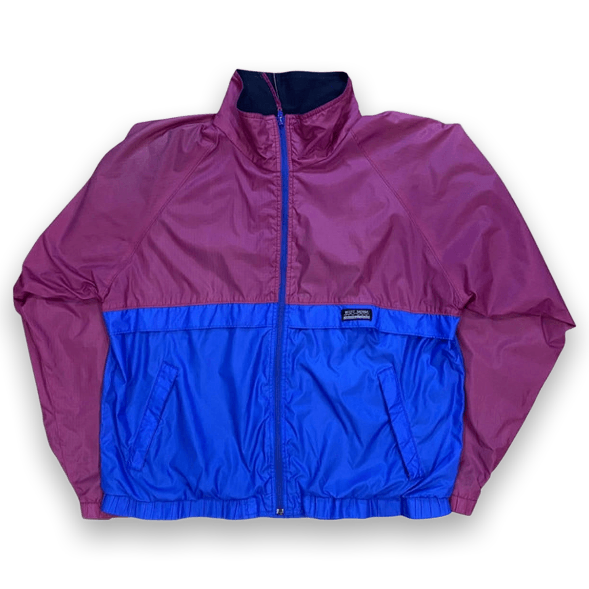 White Sierra Vintage 90's Jacket 2 tone Bright Purple Blue Men's L