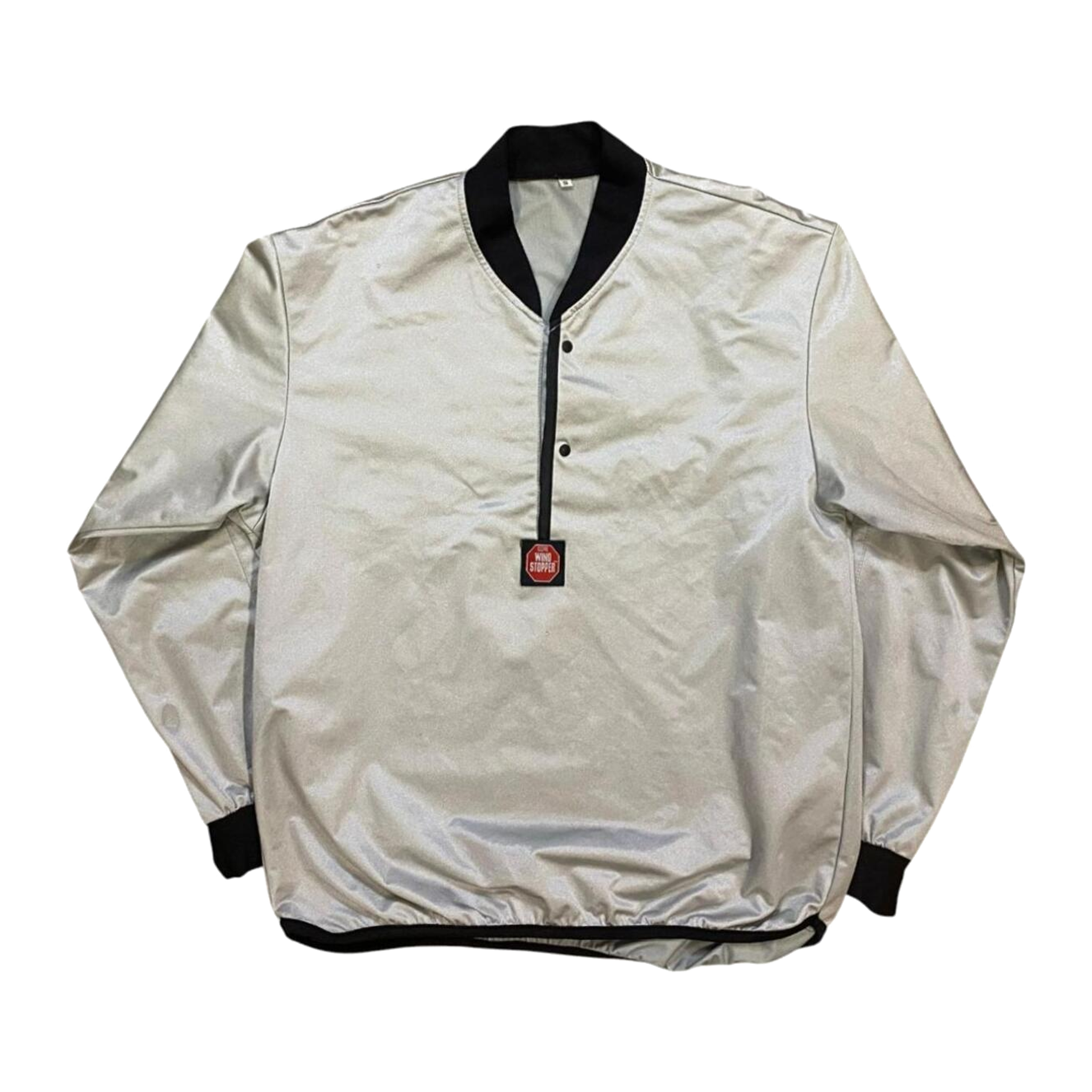 1092 Goretex Japan Windstopper 90s Vintage Unisex Shell Jacket Smock Silver Unisex S