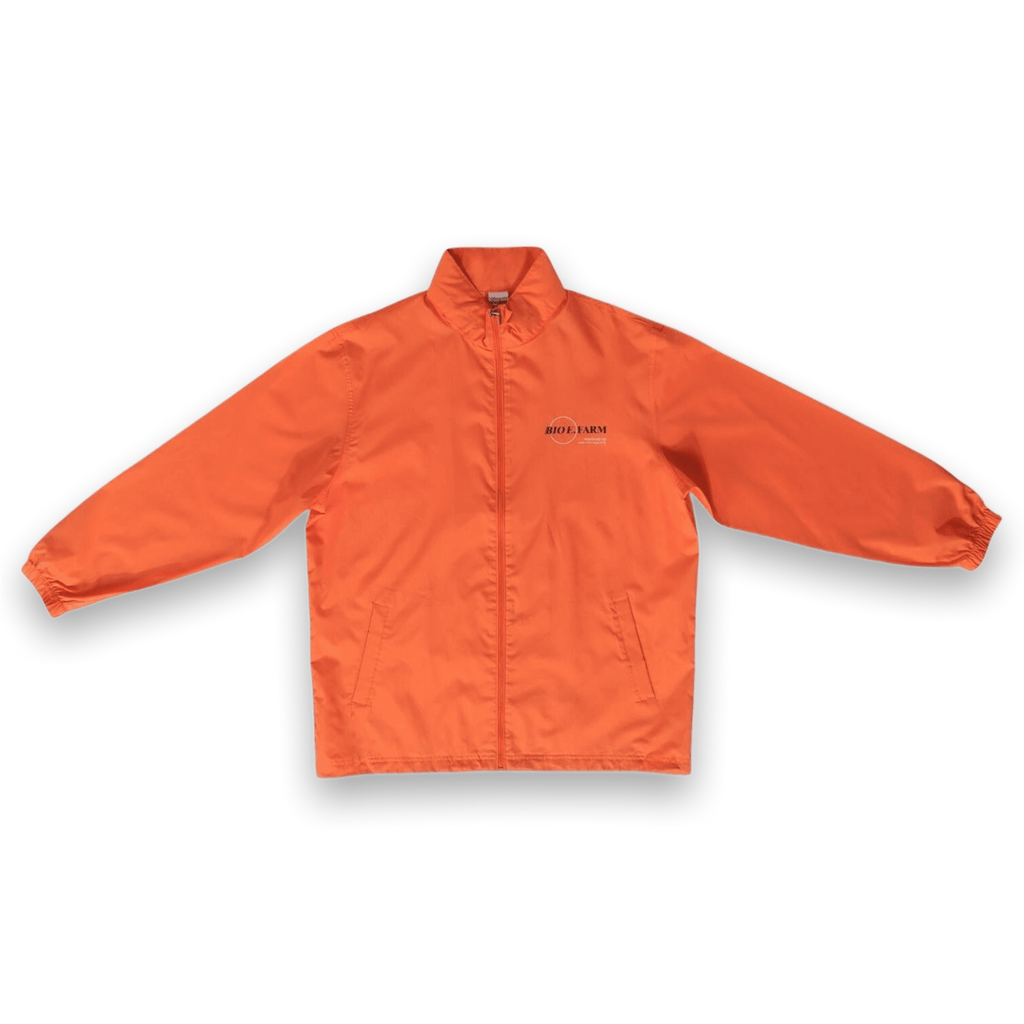 Marjane Long Sleeve Bio Farm Zip Up Windbreaker Orange 2XL