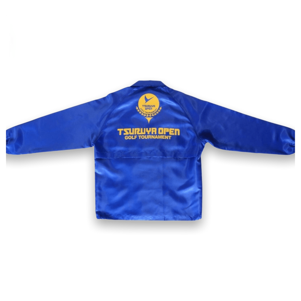 Tsuruya Open Golf Tournament Full Zip Windbreaker Blue L