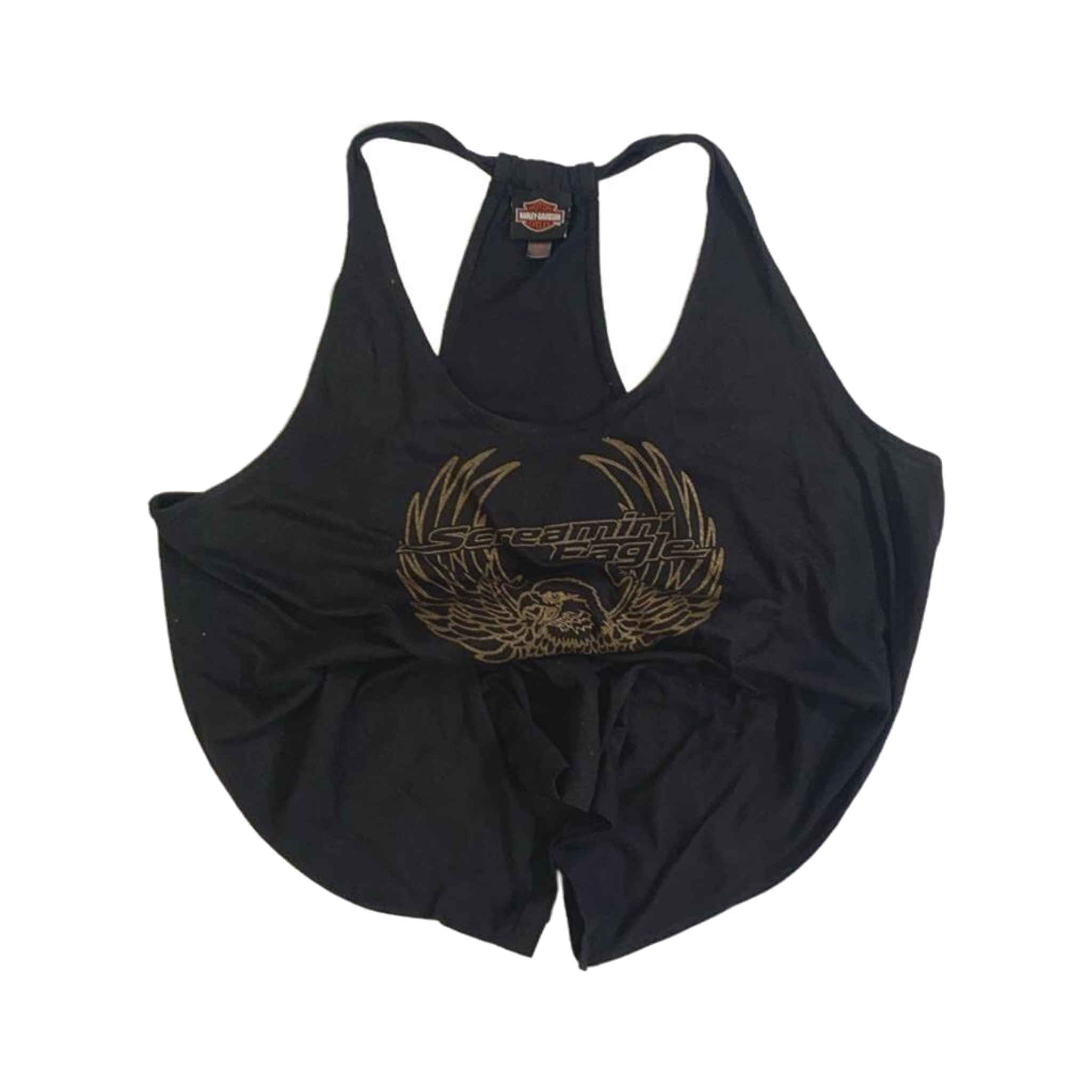 1666 Harley Davidson Women's Screamin Eagle Racer Back Tank Top Black 2XL