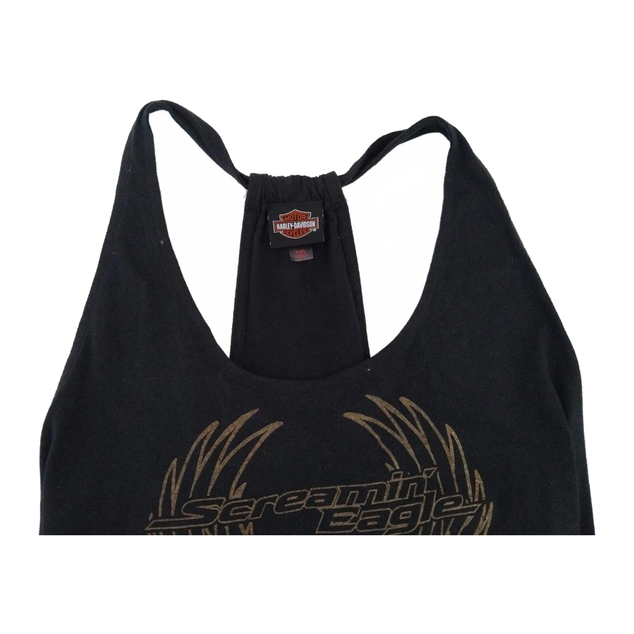 1666 Harley Davidson Women's Screamin Eagle Racer Back Tank Top Black 2XL