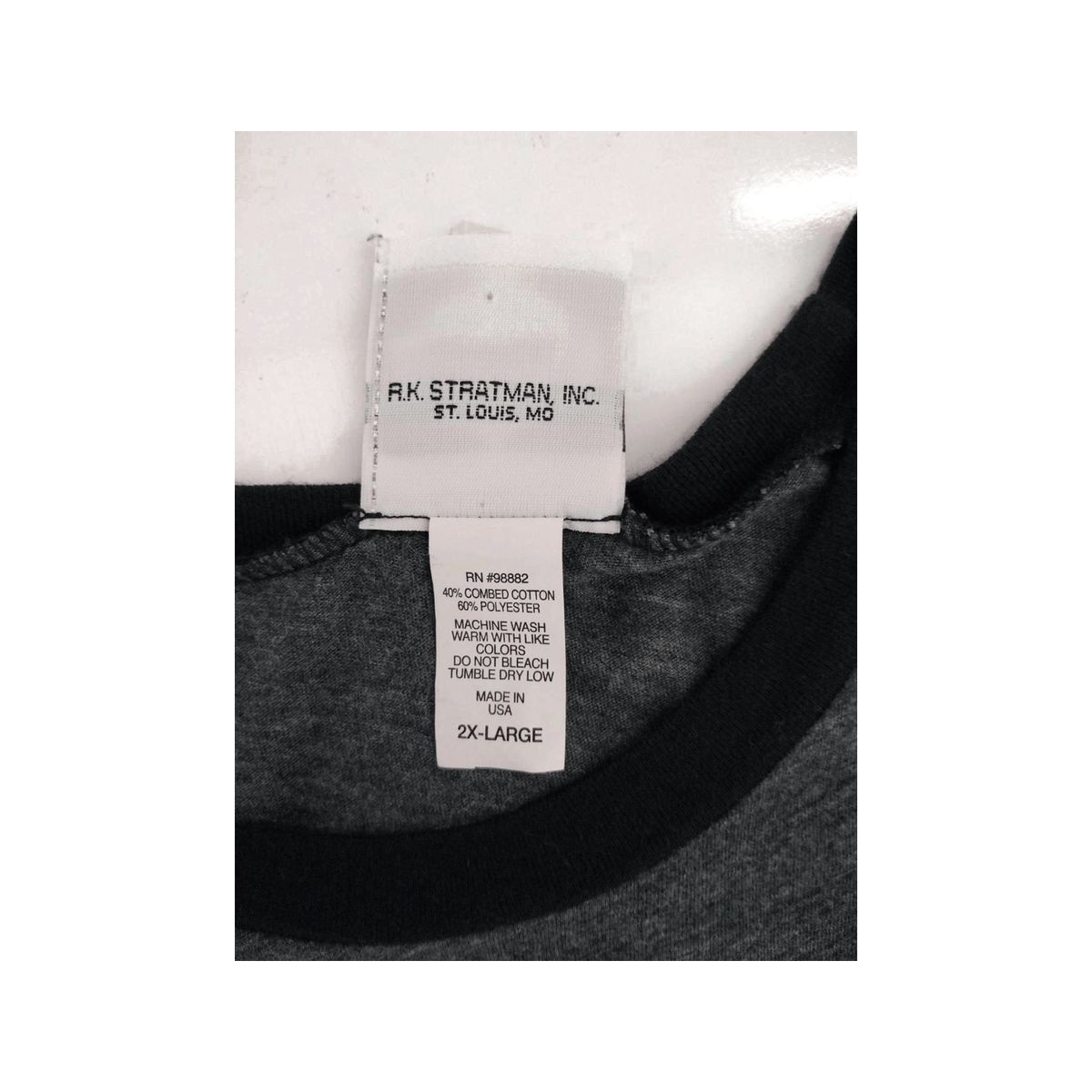 Harley Davidson Women's Contrast Rib Short Sleeve T Shirt Grey 2XL