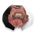 Harley Davidson Y2K Airbrush Tattoo Style Baseball T Shirt Pink M