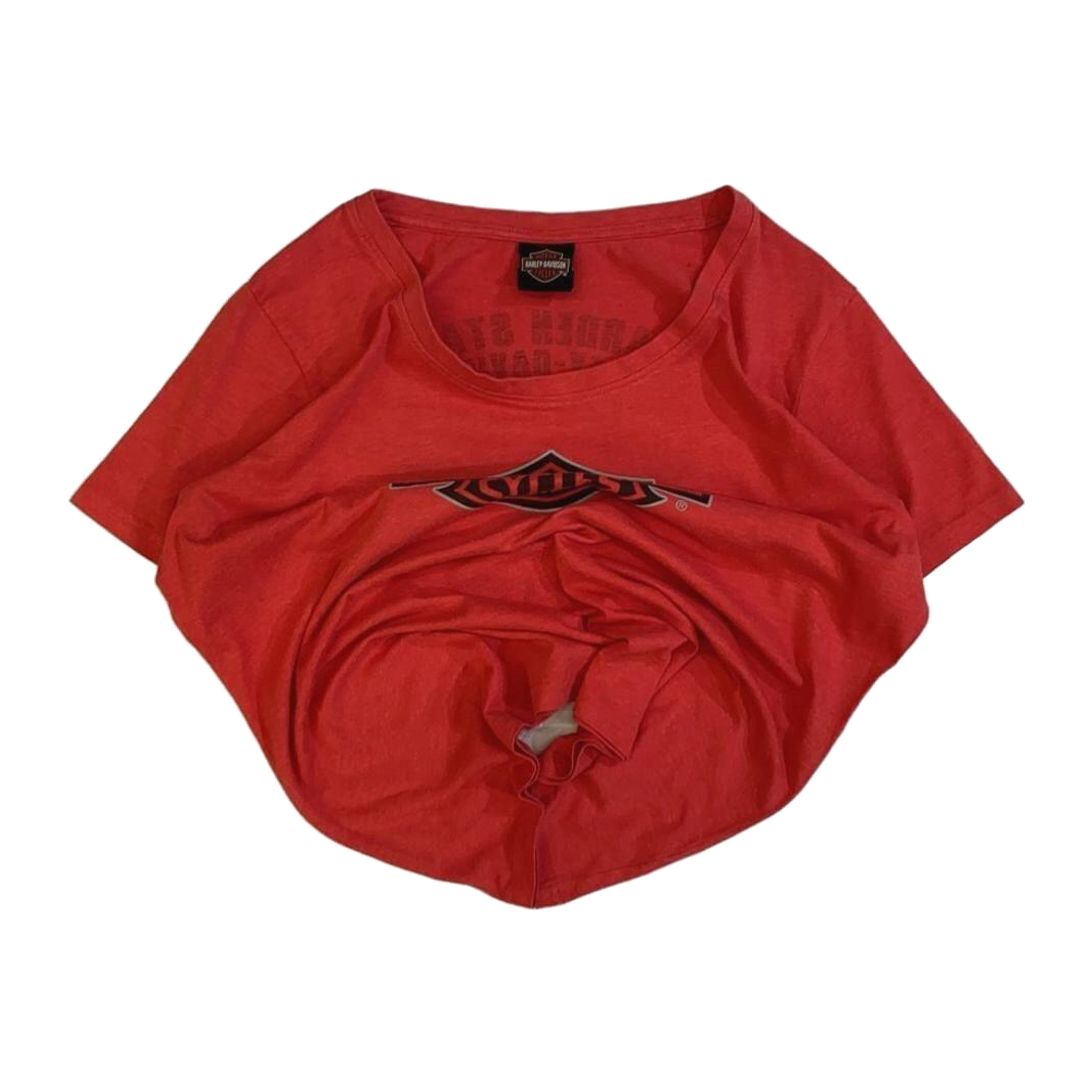 1652 Harley Davidson Women's Short Sleeve T Shirt Red 3XL