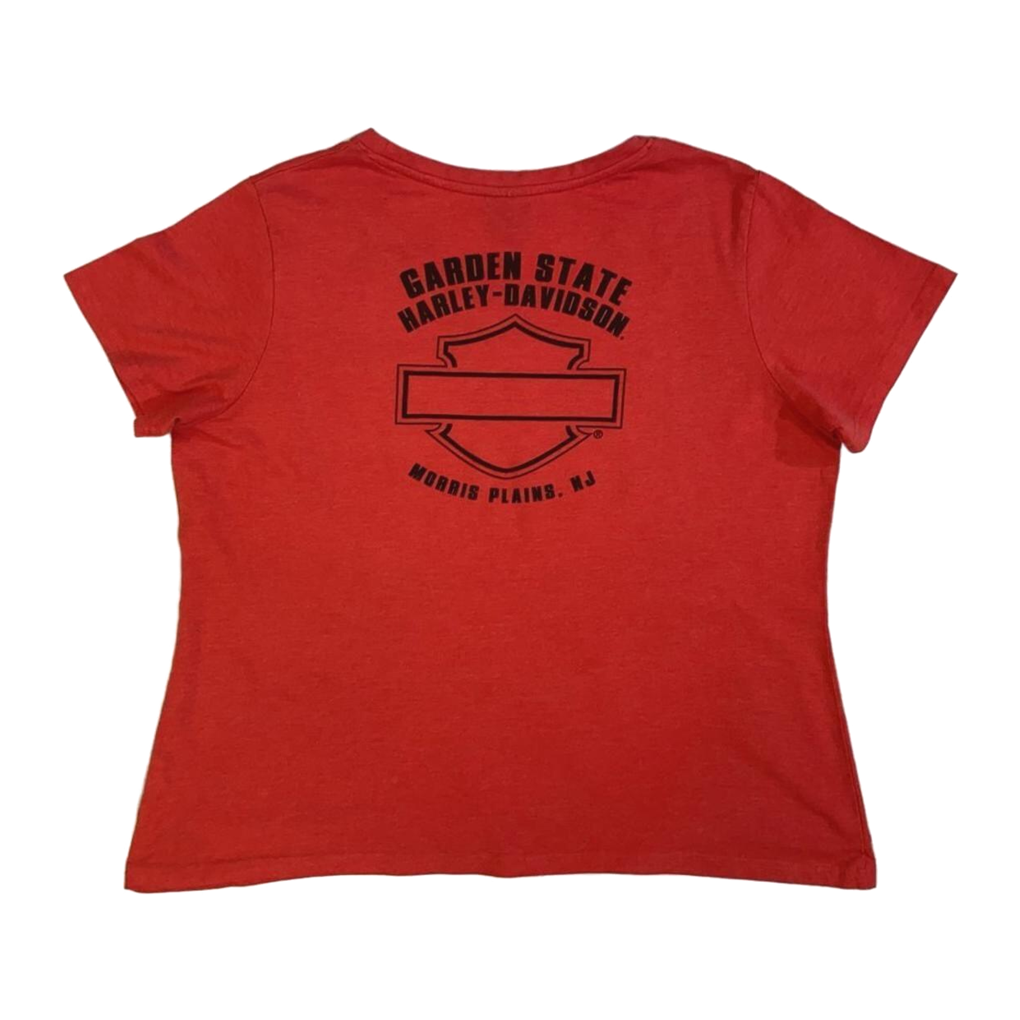 1652 Harley Davidson Women's Short Sleeve T Shirt Red 3XL