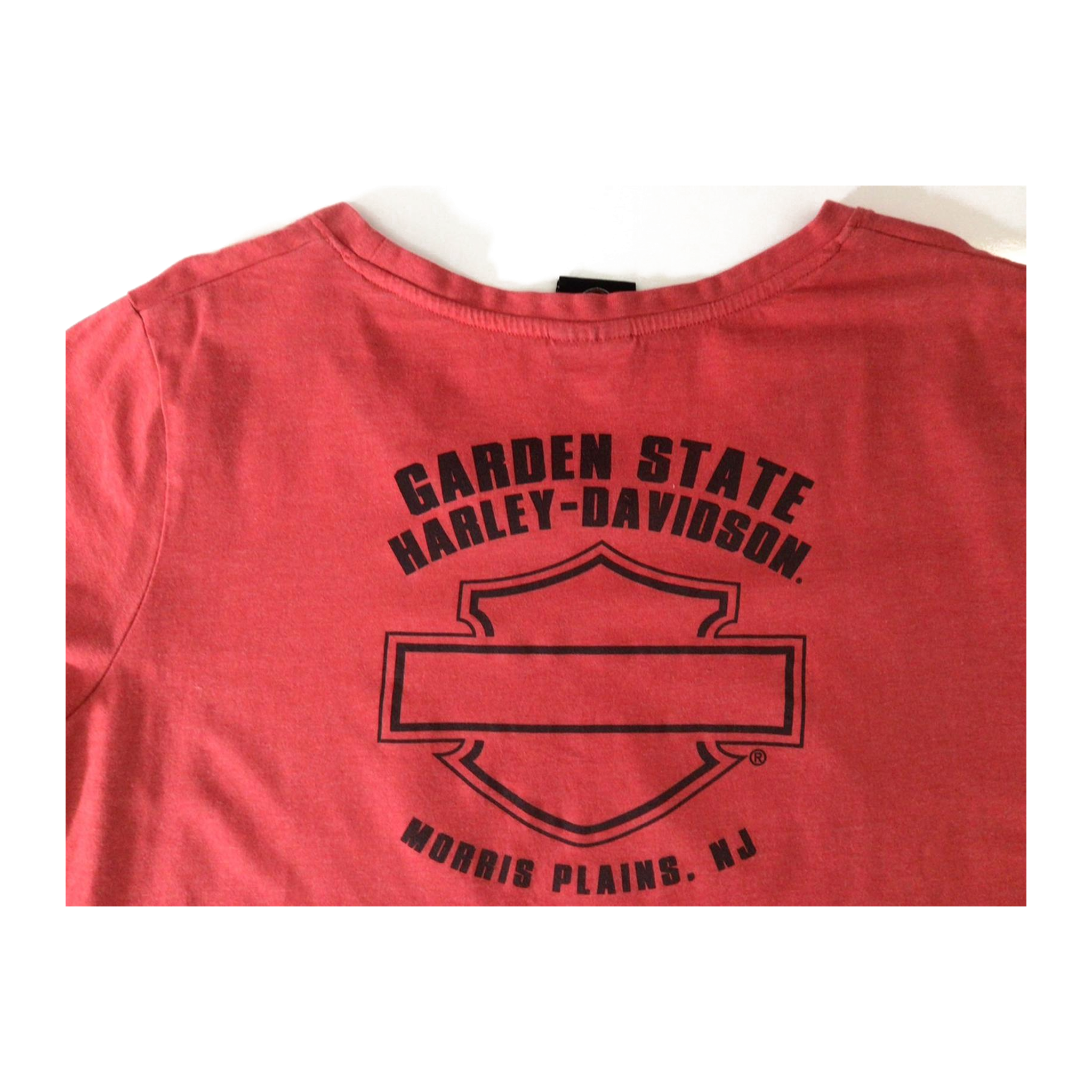 1652 Harley Davidson Women's Short Sleeve T Shirt Red 3XL