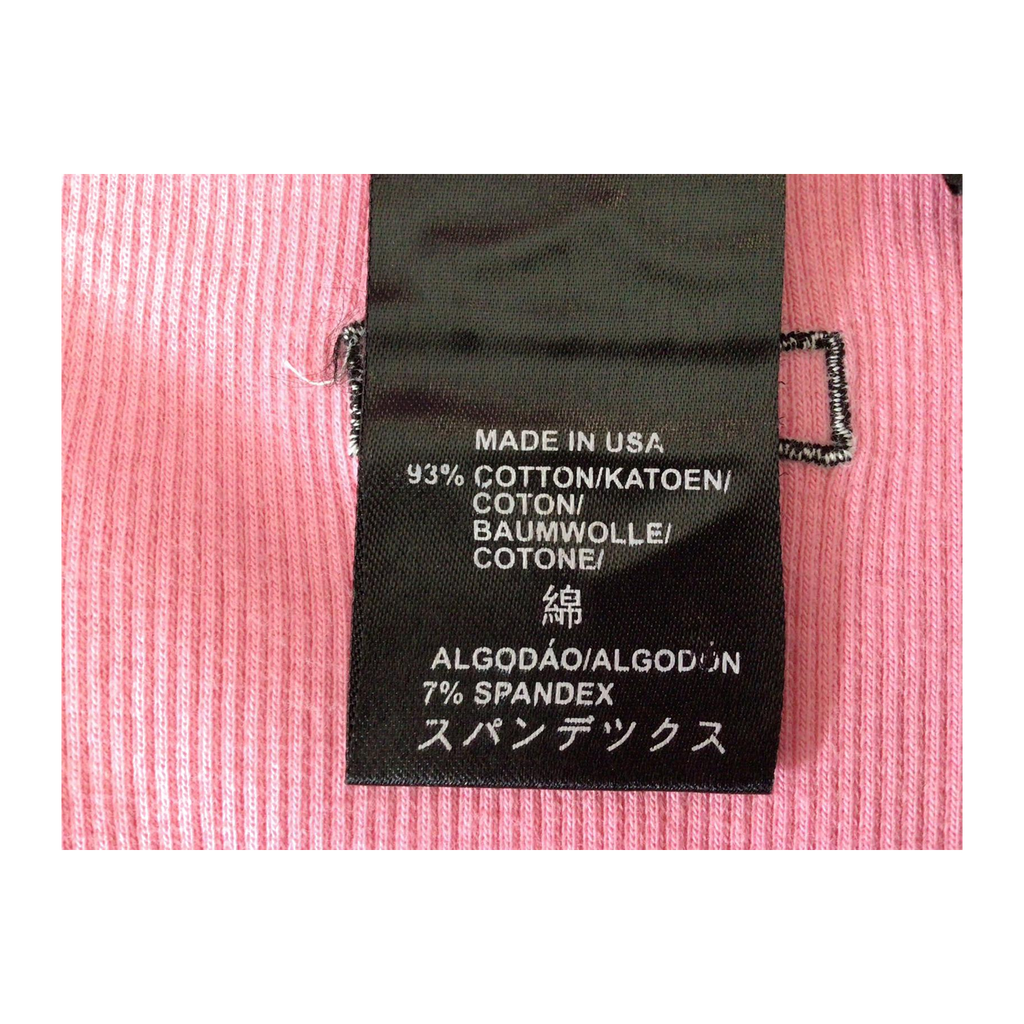 1651 Harley Davidson Women's Embroidered Ribbed Tank Top Pink 2XL