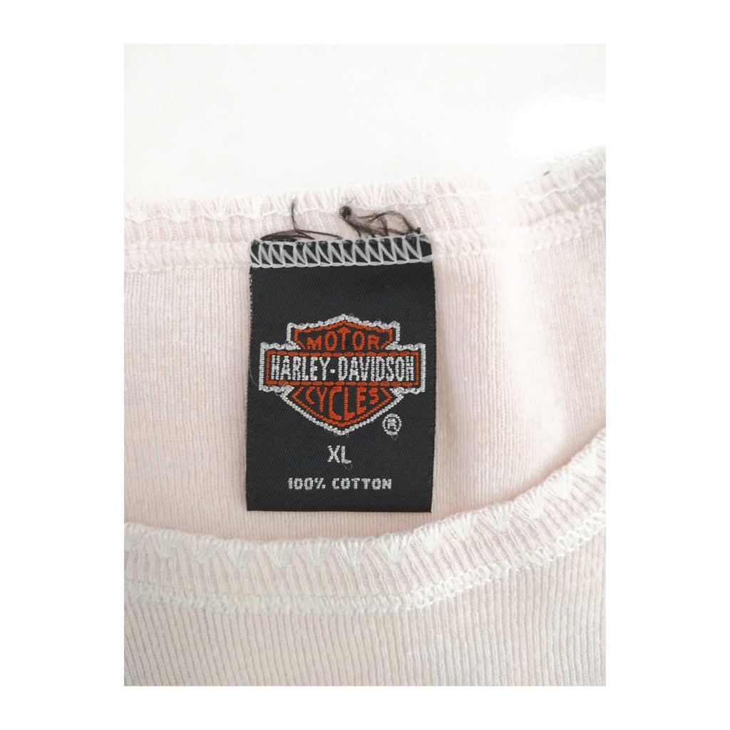 1694 Harley Davidson Women's Short Sleeve Baby Pink T Shirt XL