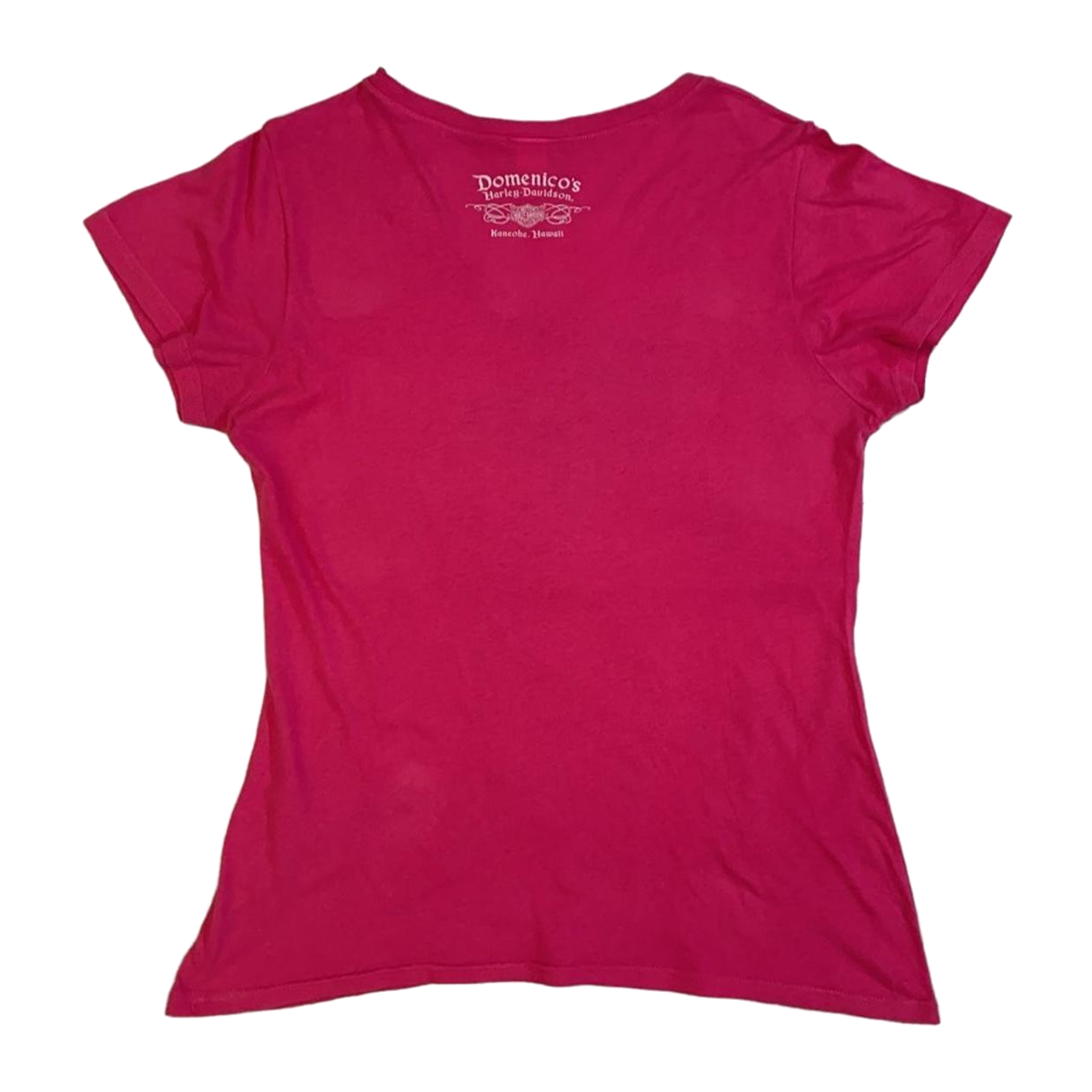 1679 Harley Davidson Women's Fleur de Lis Graphic Short Sleeve T Shirt Pink XL