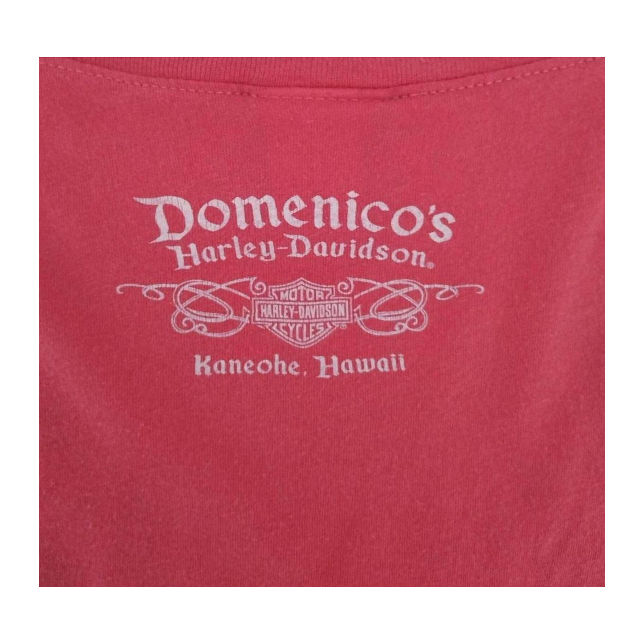 1679 Harley Davidson Women's Fleur de Lis Graphic Short Sleeve T Shirt Pink XL