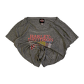 1678 Harley Davidson Women's Ride Free American Eagle Short Sleeve T Shirt Grey M