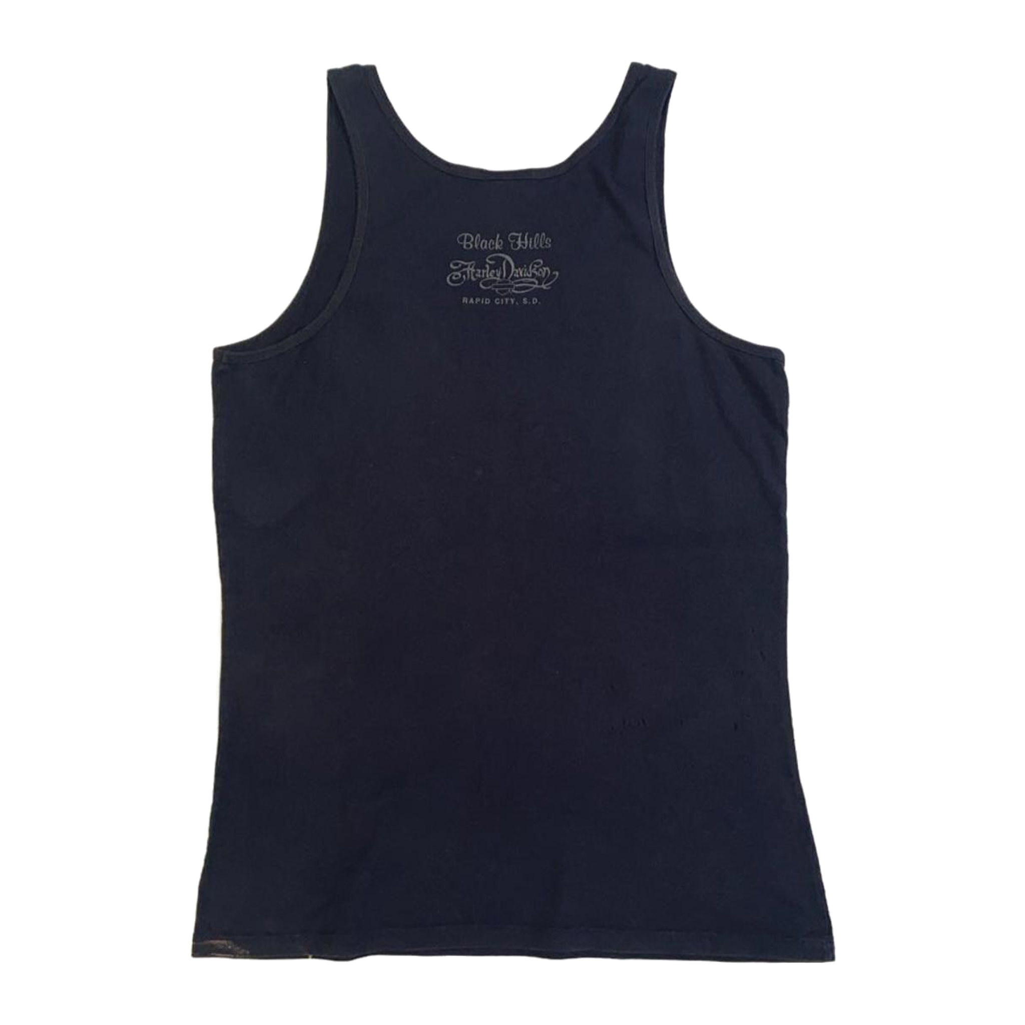 1676 Harley Davidson Women's Eagle Logo Airbrush Effect Tank Top Black 3XL