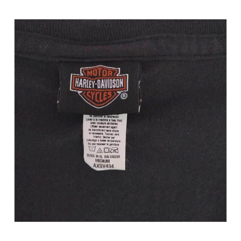 1675 Harley Davidson Women's Screamin Eagle Short Sleeve V Neck T Shirt Black M