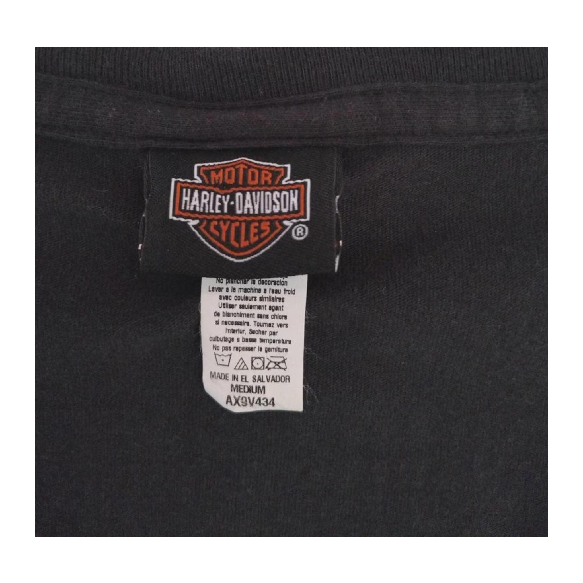 1675 Harley Davidson Women's Screamin Eagle Short Sleeve V Neck T Shirt Black M